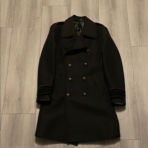 Zara Men’s Double Breasted Coat Size Medium